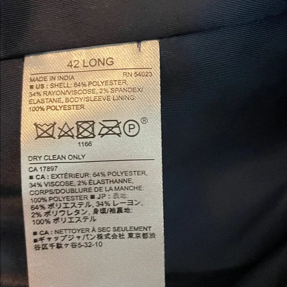 Banana Republic Navy Suit